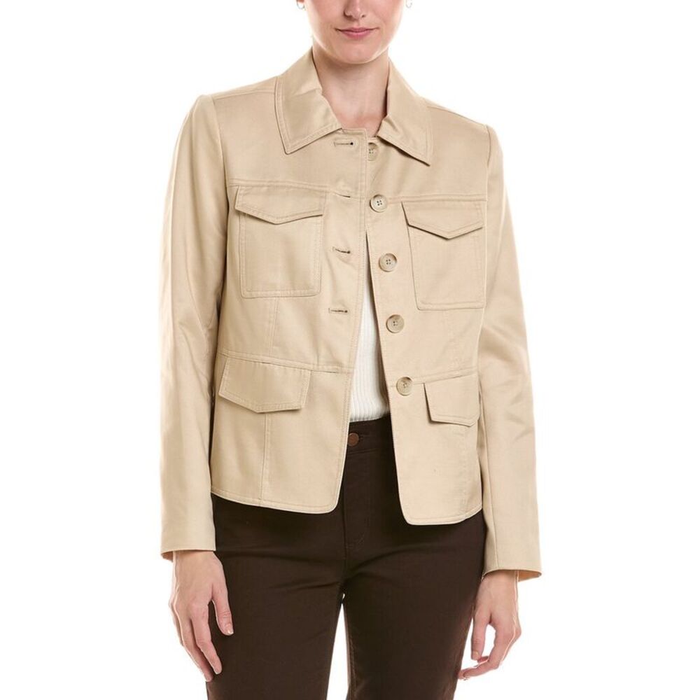 Jones New York Womens  Cavalry Twill Safari Jacket